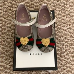 ❣️ GUCCI ❣️Toddler Girl Erin Ballerina Shoe sz 5.5